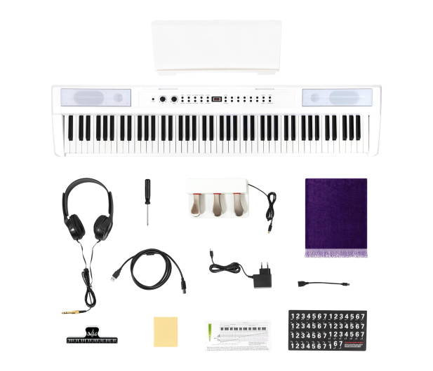 MusicMate Pianino cyfrowe MM-P30-W ConcertoGo - 1588210 - zdjęcie 8